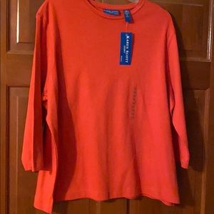 NWT Cotton 3/4 sleeve top